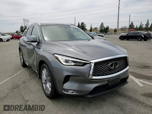 2020 Infiniti QX50 Luxe with VIN 3PCAJ5M16LF107867, listed as a Copart auction lot 56687275 with 67,957 mi miles and Salvage title. Bid and sale history available at DreamBid. Image 14.