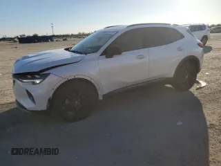 2023 Buick Envision Essence with VIN LRBFZPR40PD175462, listed as a Copart auction lot 86802074 with 10,138 mi miles and Non Repairable. Bid and sale history available at carsss.com. Image 1.