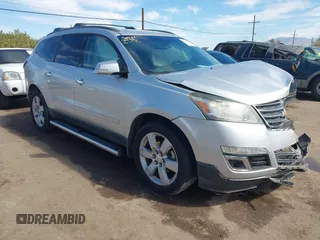2016 Chevrolet Traverse LT with VIN 1GNKRGKD4GJ187553, listed as a IAAI auction lot 41635205 with 158,499 mi miles. Bid and sale history available at carsss.com. Image 1.