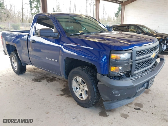 2014 Chevrolet Silverado 1500 Work Truck with VIN 1GCNCPEH8EZ175264, listed as a IAAI auction lot 41902460 with 110,330 mi miles. Bid and sale history available at carsss.com. Image 1.