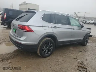 2022 Volkswagen Tiguan SE with VIN 3VV3B7AX1NM025538, listed as a Copart auction lot 43246695 with 0 mi miles and Salvage Title. Bid and sale history available at carsss.com. Image 3.