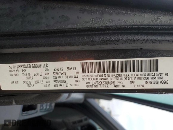 2010 Jeep Liberty Sport z VIN 1J4PP2GK2AW181091, wystawiony jako Copart lot #44555095 z przebiegiem 104 986 mil mil oraz Szkoda całkowita • Salvage title. Historia ofert i sprzedaży dostępna na DreamBid. Obrazek 14.