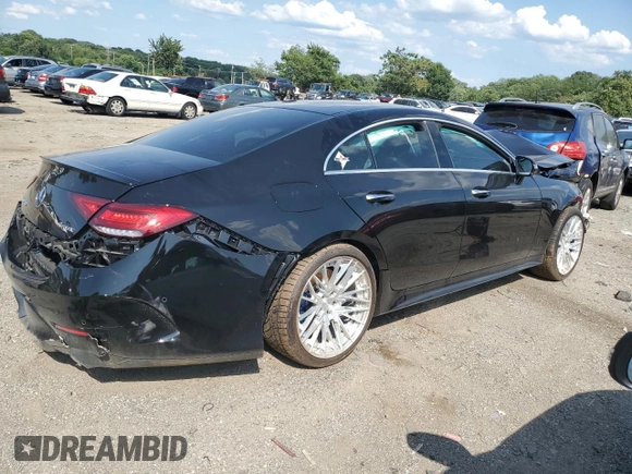2019 Mercedes-Benz CLS with VIN WDD2J5KB1KA039491, listed as a Copart auction lot 61941453 with 25,291 mi miles. Bid and sale history available at carsss.com. Image 3.