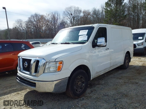 2012 Nissan NV S with VIN 1N6BF0KM8CN110516, listed as a IAAI auction lot 41576965 with 416,401 mi miles. Bid and sale history available at carsss.com. Image 2.