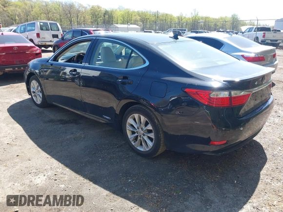 2013 Lexus ES 300h with VIN JTHBW1GG7D2011330, listed as a IAAI auction lot 42036591 with 121,135 mi miles and . Bid and sale history available at DreamBid. Image 3.