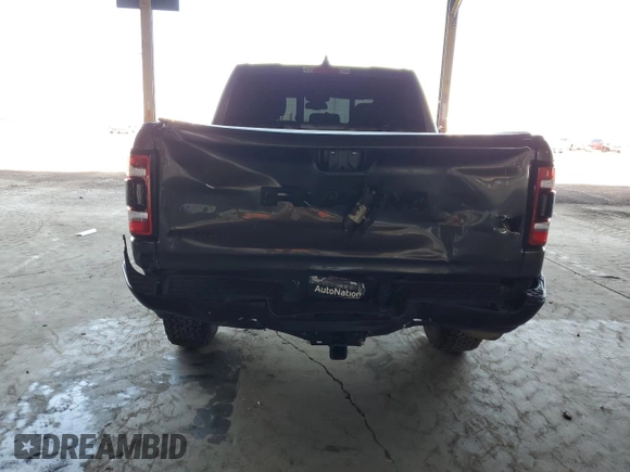 2019 Ram 1500 with VIN 1C6RRELG7KN716670, listed as a Copart auction lot 70481274 with 115,830 mi miles and Salvage title. Bid and sale history available at DreamBid. Image 6.