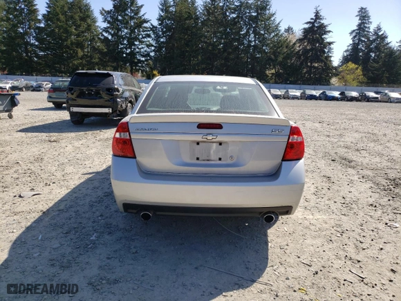 2006 Chevrolet Malibu SS with VIN 1G1ZW53186F178860, listed as a Copart auction lot 53158215 with 177,893 mi miles and Salvage Title. Bid and sale history available at carsss.com. Image 6.