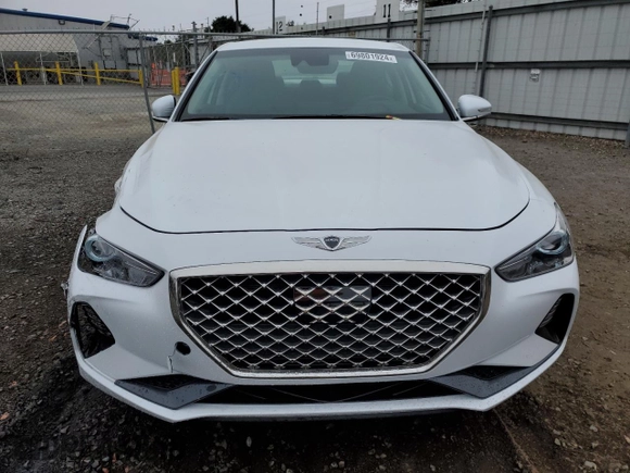 2019 Genesis G70 2.0T Sport with VIN KMTG24LA7KU034969, listed as a Copart auction lot 69801924 with 13,209 mi miles and Salvage Title. Bid and sale history available at carsss.com. Image 5.