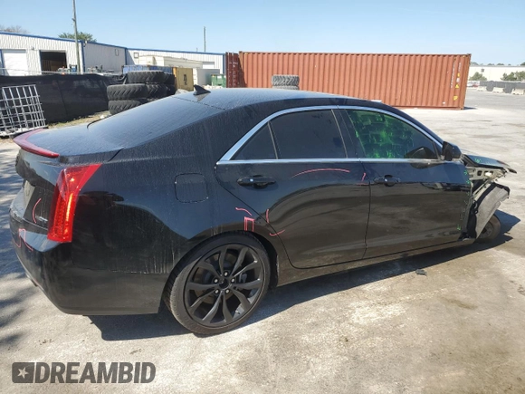 2013 Cadillac ATS Premium with VIN 1G6AE5SX5D0126554, listed as a Copart auction lot 50601095 with 124,462 mi miles and Salvage Title. Bid and sale history available at carsss.com. Image 3.