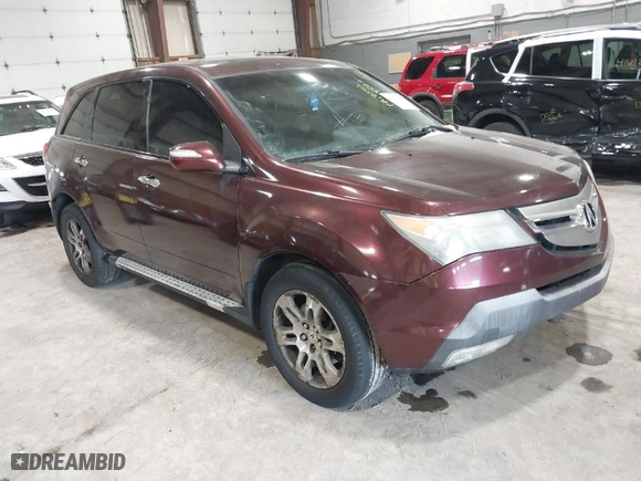 2007 Acura MDX Tech Pkg with VIN 2HNYD28367H542639, listed as a IAAI auction lot 41626285 with 146,735 mi miles. Bid and sale history available at carsss.com. Image 1.