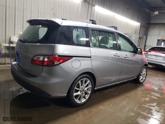2013 Mazda Mazda5 Grand Touring with VIN JM1CW2DL2D0151052, listed as a Copart auction lot 86623514 with 123,604 mi miles and Salvage Title. Bid and sale history available at carsss.com. Image 3.