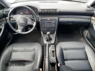 2001 Audi A4 with VIN WAUDC68D51A140718, listed as a Copart auction lot 43730695 with 151,442 mi miles and Salvage Title. Bid and sale history available at carsss.com. Image 8.