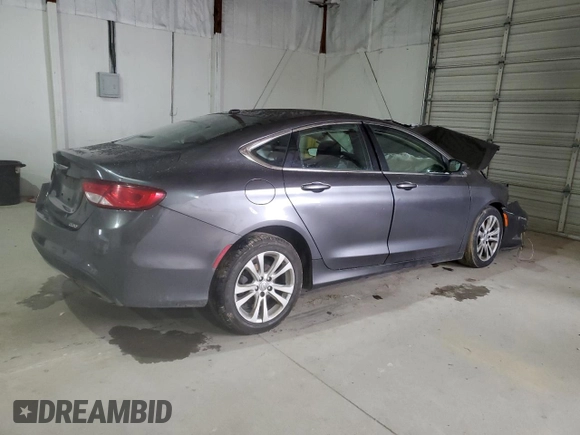 2015 Chrysler 200 Limited with VIN 1C3CCCAG0FN634135, listed as a Copart auction lot 81250584 with 0 mi miles and Salvage Title. Bid and sale history available at carsss.com. Image 3.