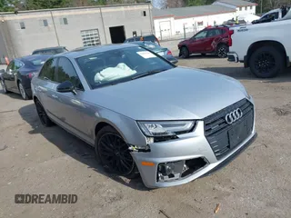 2019 Audi A4 Premium Plus z VIN WAUENAF45KN019041, wystawiony jako IAAI lot #42065198 z przebiegiem 45 792 mil mil oraz . Historia ofert i sprzedaży dostępna na DreamBid. Obrazek 1.