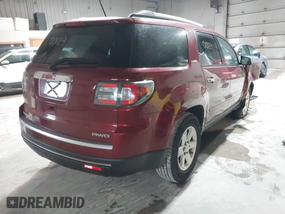 2015 GMC Acadia SLE with VIN 1GKKVPKD3FJ221229, listed as a IAAI auction lot 42070029 with 172,834 mi miles. Bid and sale history available at carsss.com. Image 4.