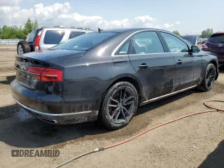 2017 Audi A8 with VIN WAUJ4AFD2HN001445, listed as a Copart auction lot 60271945 with 27,273 mi miles and Salvage title. Bid and sale history available at DreamBid. Image 3.