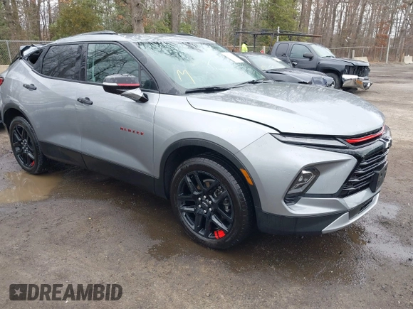 2024 Chevrolet Blazer LT с VIN 3GNKBJR49RS180008, выставлен на аукционе IAAI как лот 41739457 с пробегом 6 508 миль миль и . История ставок и продаж доступна на DreamBid. Изображение 1.