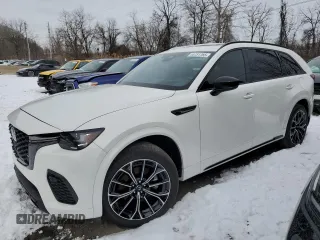 2025 Mazda CX-70 S Premium with VIN JM3KJDHC5S1104130, listed as a Copart auction lot 44731765 with 6,330 mi miles and Salvage title. Bid and sale history available at DreamBid. Image 1.