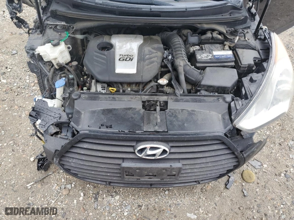 2014 Hyundai Veloster Turbo with VIN KMHTC6AE1EU198844, listed as a Copart auction lot 61006894 with 155,379 mi miles and Salvage Title. Bid and sale history available at carsss.com. Image 13.