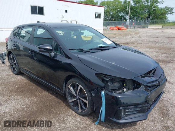 2021 Subaru Impreza Special Sports with VIN 4S3GTAJ61M1707171, listed as a IAAI auction lot 42508798 with 55,932 mi miles and . Bid and sale history available at DreamBid. Image 1.