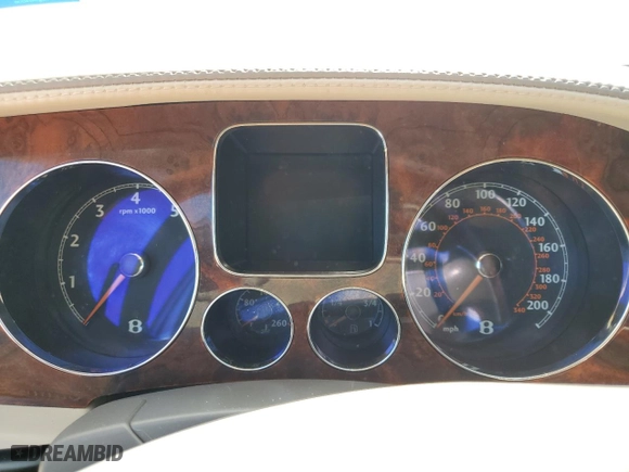 2007 Bentley Continental Flying Spur with VIN SCBBR93W17C049884, listed as a Copart auction lot 64380983 with NaN miles. Bid and sale history available at carsss.com. Image 9.