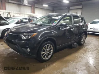 2017 Toyota RAV4 Hybrid Limited with VIN JTMDJREV7HD088945, listed as a Copart auction lot 47587955 with 62,255 mi miles and Salvage Title. Bid and sale history available at carsss.com. Image 1.