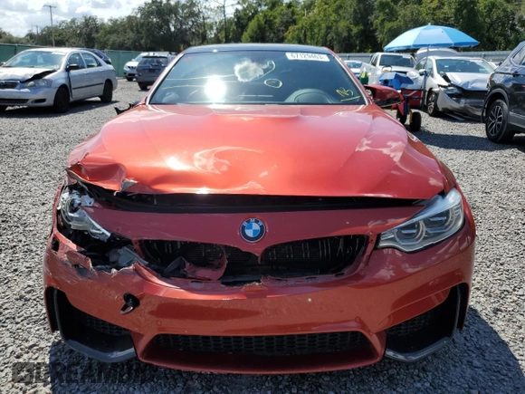 2015 BMW M4 with VIN WBS3R9C56FK329709, listed as a Copart auction lot 67129463 with 107,646 mi miles. Bid and sale history available at carsss.com. Image 5.