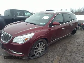 2015 Buick Enclave Leather with VIN 5GAKVBKD9FJ224801, listed as a IAAI auction lot 41737679 with 100,115 mi miles and . Bid and sale history available at carsss.com. Image 2.