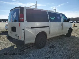 2010 Chevrolet Express Cargo Van with VIN 1GCUGADX1A1106446, listed as a Copart auction lot 88542695 with 184,062 mi miles and Salvage Title. Bid and sale history available at carsss.com. Image 3.