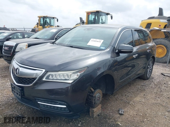 2014 Acura MDX Technology with VIN 5FRYD3H4XEB006413, listed as a IAAI auction lot 41889858 with 289,331 mi miles and . Bid and sale history available at carsss.com. Image 17.