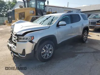 2020 GMC Acadia SLT with VIN 1GKKNMLS7LZ140498, listed as a Copart auction lot 61832205 with 136,428 mi miles and Salvage title. Bid and sale history available at DreamBid. Image 1.