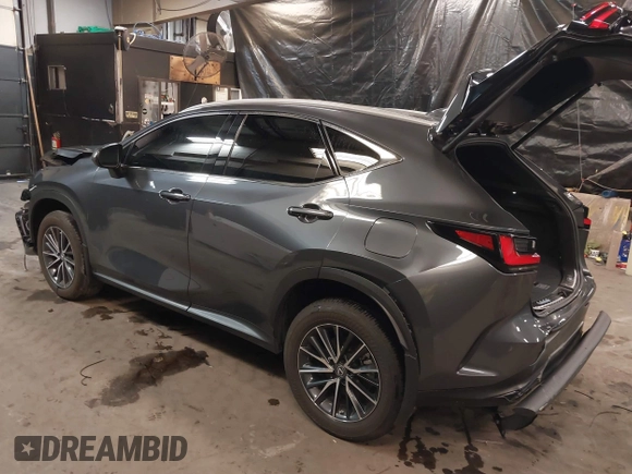 2023 Lexus NX with VIN 2T2GGCEZ4PC031301, listed as a IAAI auction lot 41357270 with 7,629 mi miles. Bid and sale history available at carsss.com. Image 3.