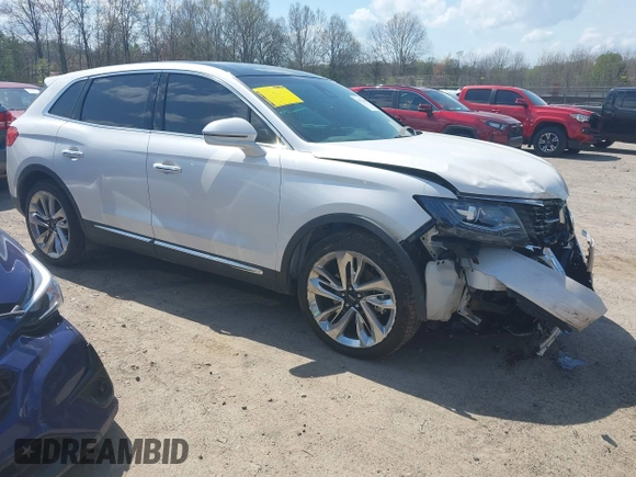 2016 Lincoln MKX Reserve with VIN 2LMTJ8LR6GBL66332, listed as a IAAI auction lot 41932408 with 75,306 mi miles and . Bid and sale history available at DreamBid. Image 1.