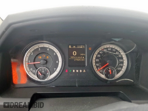 2017 Ram 1500 SLT z VIN 3C6JR6EG9HG671863, wystawiony jako Copart lot #57109575 z przebiegiem 27 925 mil mil oraz Czysty tytuł • Clean title. Historia ofert i sprzedaży dostępna na DreamBid. Obrazek 9.
