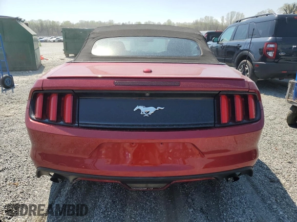 2017 Ford Mustang EcoBoost Premium with VIN 1FATP8UH7H5267437, listed as a Copart auction lot 50747185 with 6,779 mi miles and Salvage Title. Bid and sale history available at carsss.com. Image 6.