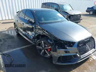 2019 Audi RS 3 with VIN WUABWGFF4KA906650, listed as a IAAI auction lot 42163296 with 36,235 mi miles and . Bid and sale history available at DreamBid. Image 6.