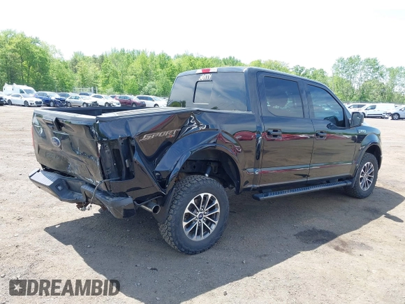 2018 Ford F-150 XL with VIN 1FTEW1EG0JFB61382, listed as a IAAI auction lot 42231412 with 101,376 mi miles and . Bid and sale history available at DreamBid. Image 6.