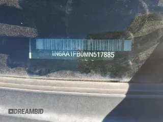 2021 Nissan Titan XD SV with VIN 1N6AA1FB0MN517885, listed as a Copart auction lot 77046004 with 52,284 mi miles and Salvage Title. Bid and sale history available at carsss.com. Image 12.