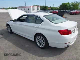 2013 BMW 5 Series 528i xDrive with VIN WBAXH5C54DD107317, listed as a IAAI auction lot 42244446 with 47,858 mi miles and . Bid and sale history available at DreamBid. Image 3.