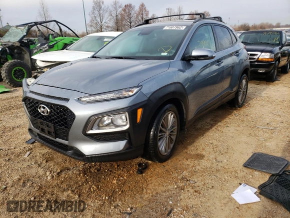 2020 Hyundai Kona SEL with VIN KM8K22AA8LU410091, listed as a Copart auction lot 71687962 with 39,990 mi miles. Bid and sale history available at carsss.com. Image 1.