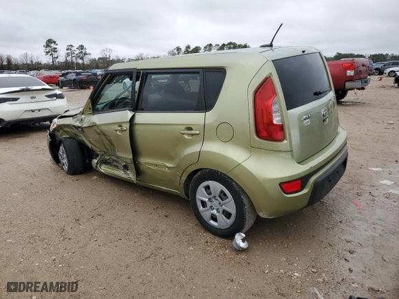 2013 Kia Soul with VIN KNDJT2A59D7522270, listed as a Copart auction lot 46593155 with 109,428 mi miles and Salvage Title. Bid and sale history available at carsss.com. Image 2.