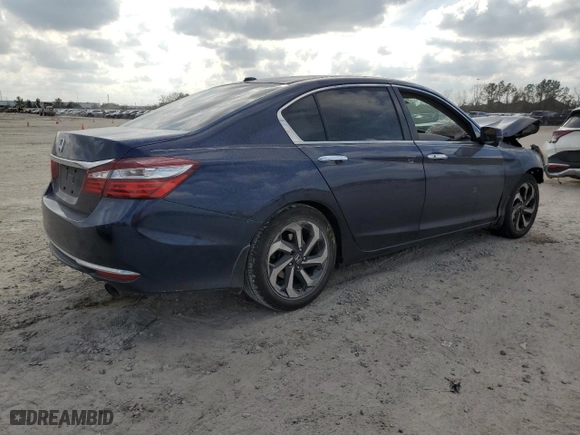 2016 Honda Accord Sedan EX with VIN 1HGCR2F75GA178561, listed as a Copart auction lot 43956205 with 124,983 mi miles and Salvage Title. Bid and sale history available at carsss.com. Image 3.