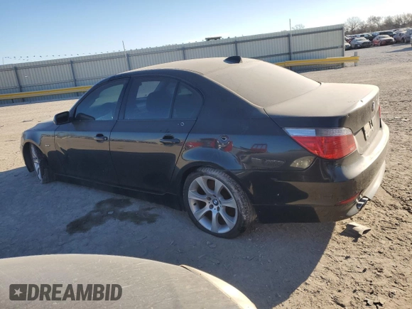 2005 BMW 5 Series 545i with VIN WBANB33505CN67031, listed as a Copart auction lot 84427644 with 204,870 mi miles and Clean Title. Bid and sale history available at carsss.com. Image 2.