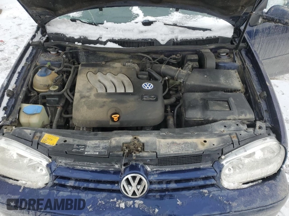 2000 Volkswagen Golf z VIN WVWGC21J1YW247691, wystawiony jako Copart lot #45855605 z przebiegiem Nie podano mil oraz Szkoda całkowita • Salvage title. Historia ofert i sprzedaży dostępna na DreamBid. Obrazek 11.