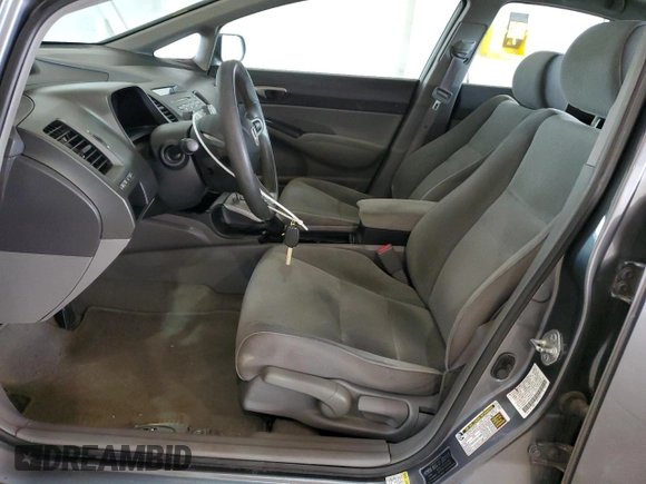 2010 Honda Civic LX with VIN 2HGFA1F53AH326745, listed as a Copart auction lot 54731085 with 196,697 mi miles and Clean Title. Bid and sale history available at DreamBid. Image 7.