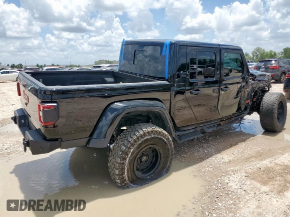 2022 Jeep Gladiator Mojave with VIN 1C6JJTEG6NL164679, listed as a Copart auction lot 53874465 with 35,820 mi miles and Salvage title. Bid and sale history available at DreamBid. Image 3.