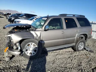 2003 Chevrolet Tahoe Z71 with VIN 1GNEK13T03R137393, listed as a Copart auction lot 86748334 with 0 mi miles and Salvage Title. Bid and sale history available at carsss.com. Image 1.