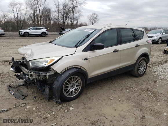 2017 Ford Escape S with VIN 1FMCU0F72HUA15153, listed as a Copart auction lot 48150695 with 64,294 mi miles and Salvage Title. Bid and sale history available at carsss.com. Image 1.