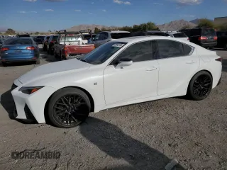 2023 Lexus IS 350 F Sport z VIN JTHGZ1B25P5069867, wystawiony jako Copart lot #49643185 z przebiegiem 30 624 mil mil oraz Szkoda całkowita • Salvage title. Historia ofert i sprzedaży dostępna na DreamBid. Obrazek 1.