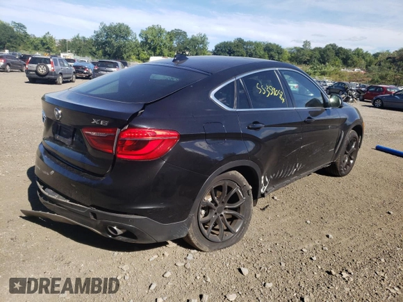 2016 BMW X6 xDrive35i with VIN 5UXKU2C53G0N81759, listed as a Copart auction lot 55359052 with 81,674 mi miles. Bid and sale history available at carsss.com. Image 4.